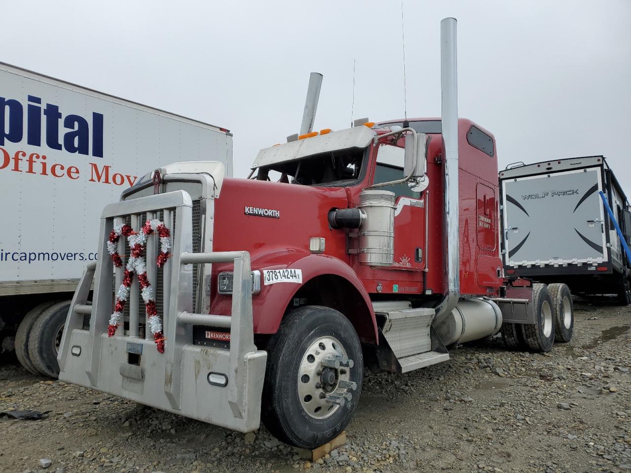 2007 Kenworth Construction W900 VIN: 1XKWDB9X27R154827 Lot: 37814244