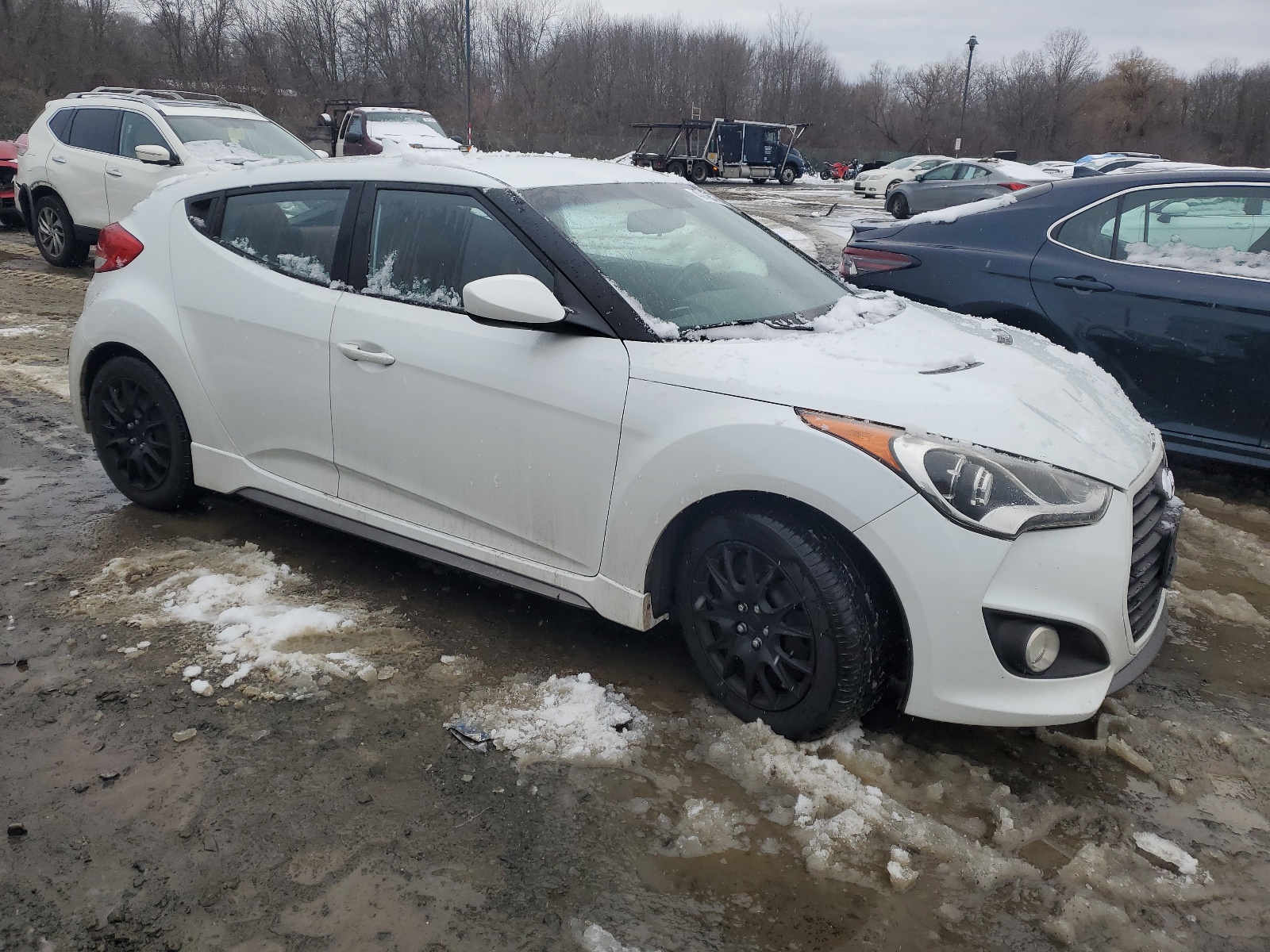 KMHTC6AE8EU200301 2014 Hyundai Veloster Turbo