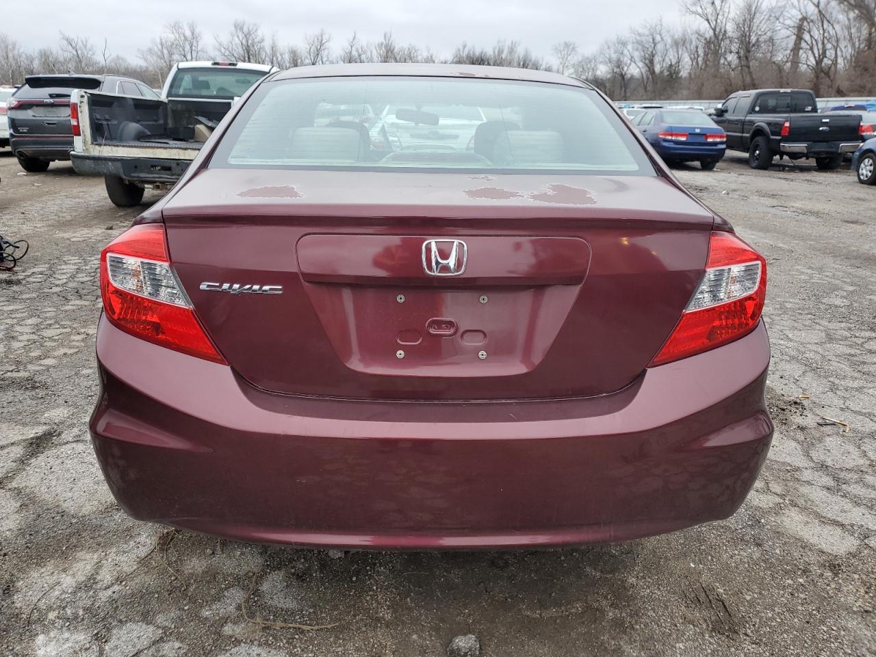 2012 Honda Civic Lx VIN: 2HGFB2F53CH606882 Lot: 40653064