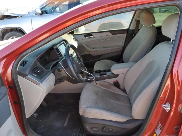  HYUNDAI SONATA 2018 Красный