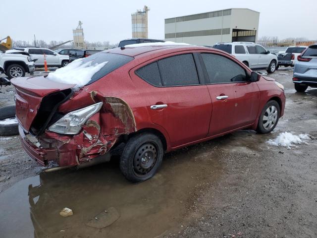  NISSAN VERSA 2017 Red