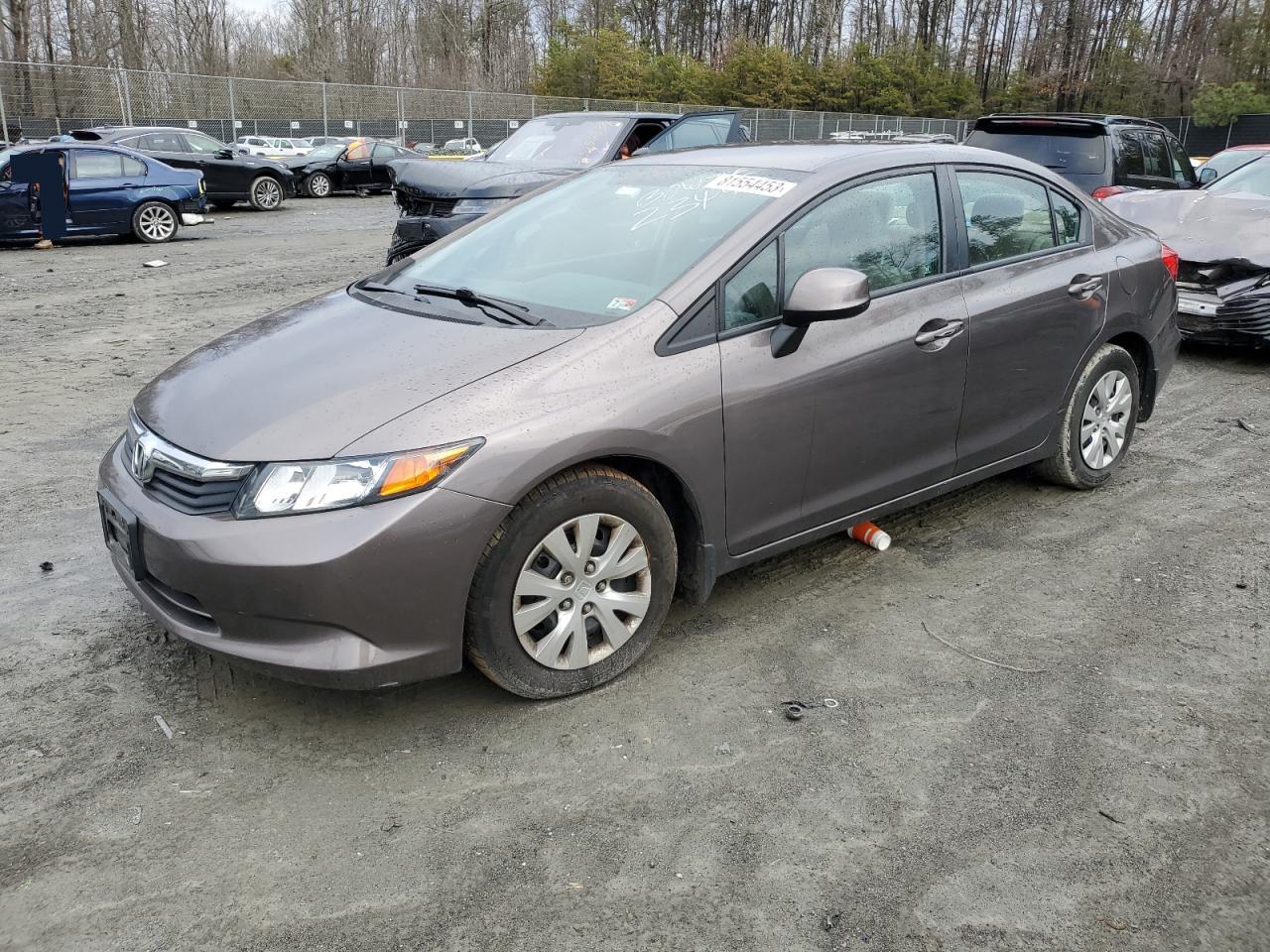 2012 Honda Civic Lx VIN: 19XFB2F55CE052349 Lot: 81554453