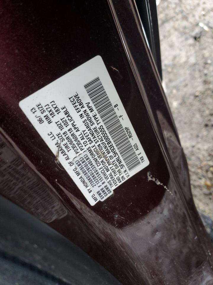 5FNRL5H93EB005555 2014 Honda Odyssey Touring