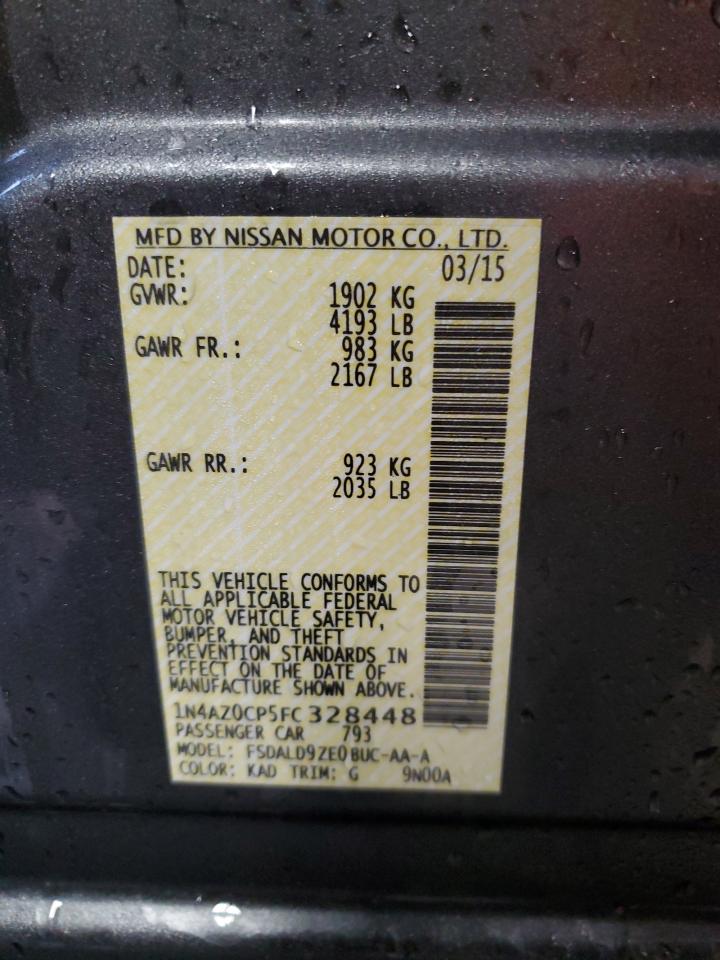 2015 Nissan Leaf S VIN: 1N4AZ0CP5FC328448 Lot: 38965834