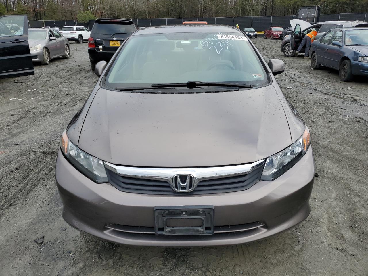 2012 Honda Civic Lx VIN: 19XFB2F55CE052349 Lot: 81554453