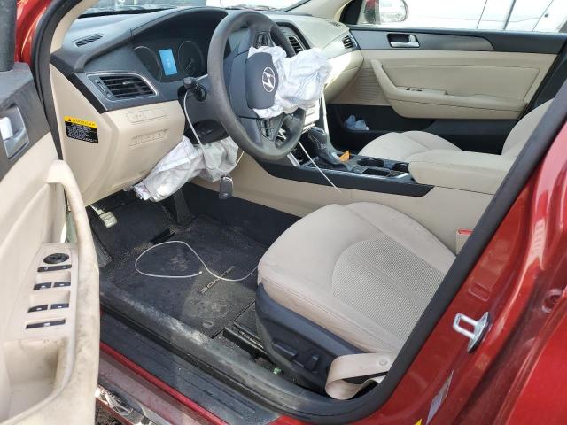  HYUNDAI SONATA 2015 Красный