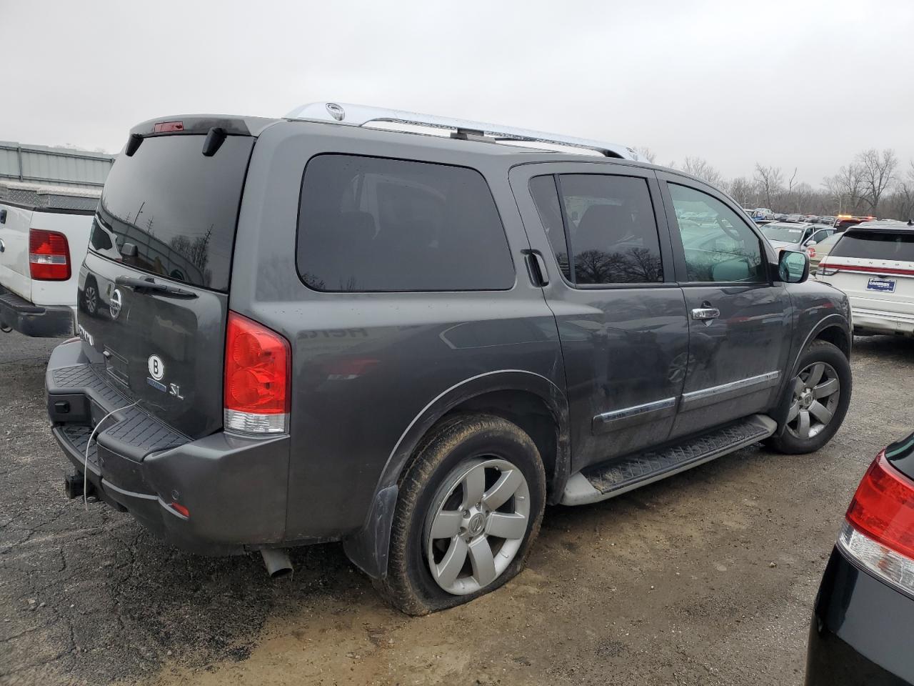 2011 Nissan Armada Sv grey null flexible 5N1BA0NC9BN610232 photo #4