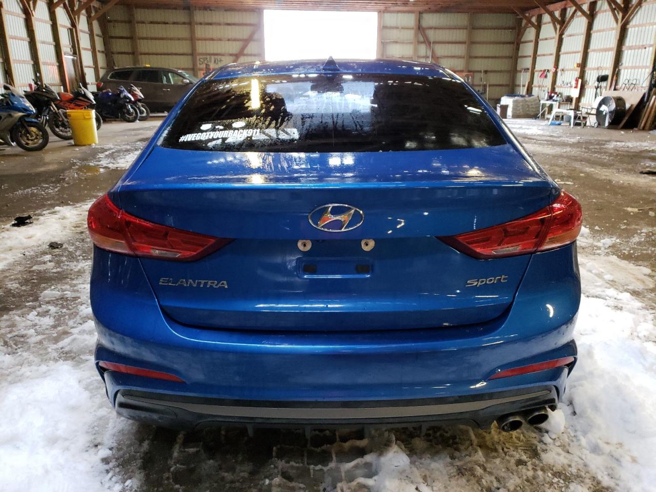 2018 Hyundai Elantra Sport VIN: KMHD04LB6JU667389 Lot: 39967634