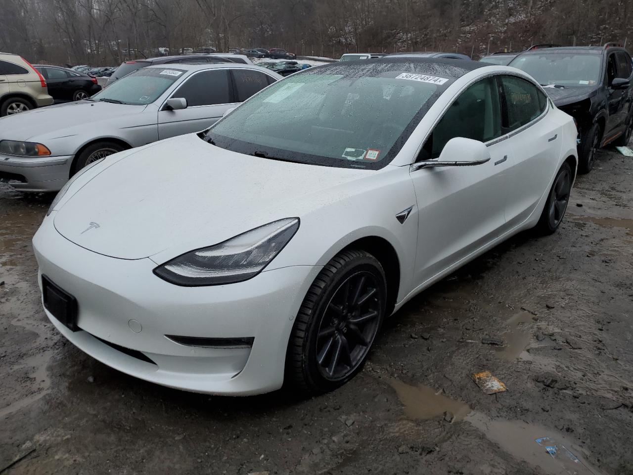 2020 Tesla Model 3 VIN: 5YJ3E1EB8LF744448 Lot: 38724874