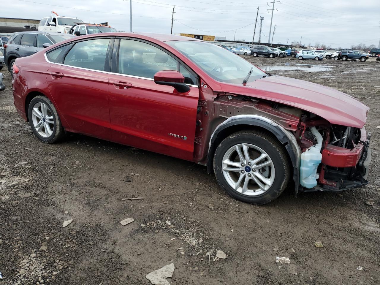 2018 Ford Fusion Se Hybrid VIN: 3FA6P0LUXJR175447 Lot: 82458853