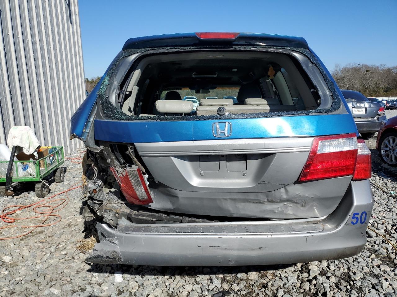 2007 Honda Odyssey Exl VIN: 5FNRL38757B129154 Lot: 39194704