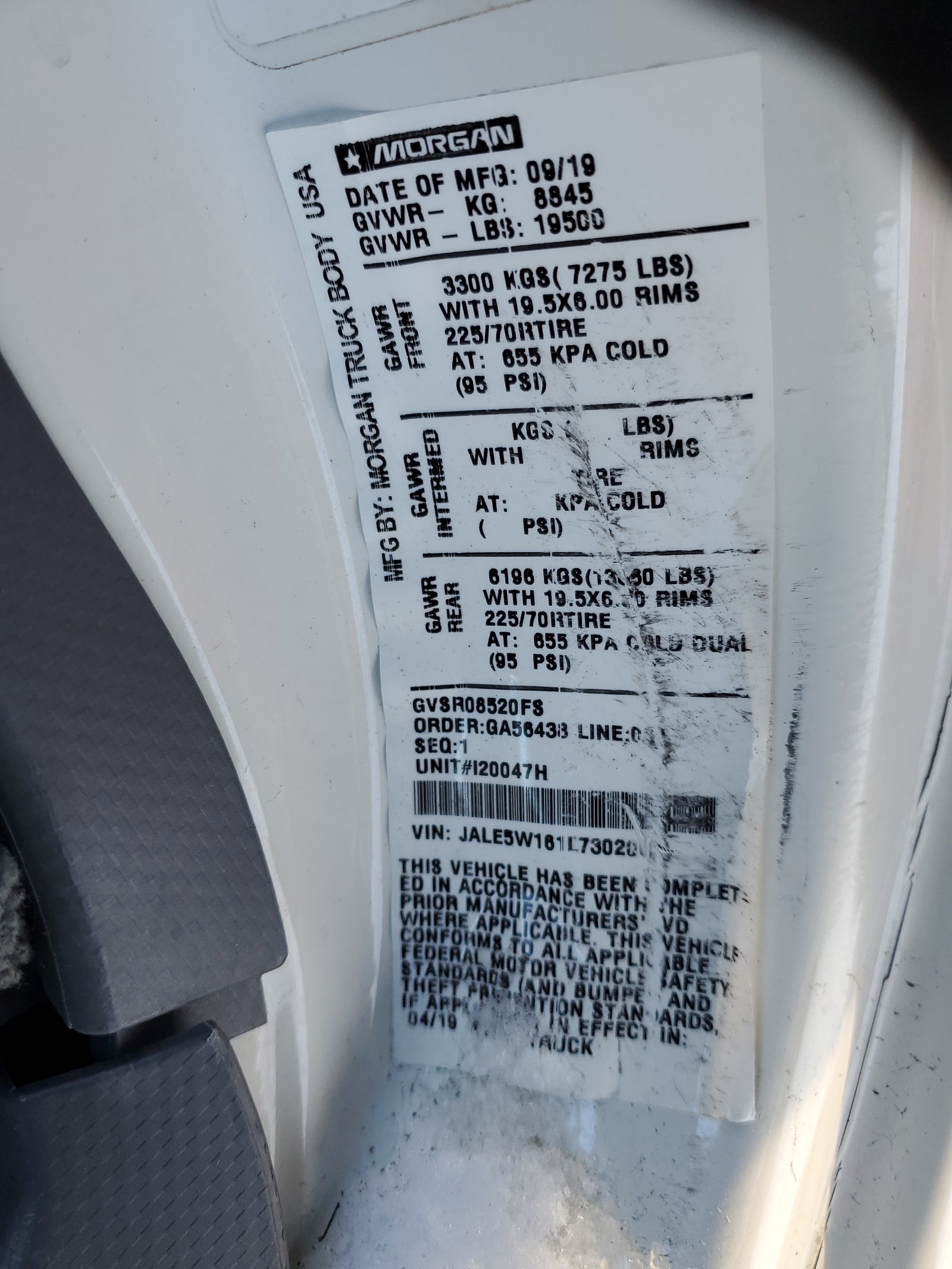 JALE5W161L7302064 2020 Isuzu Nrr