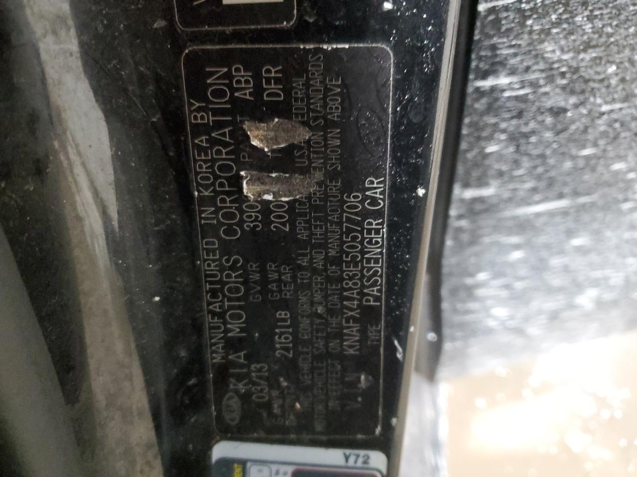 2014 Kia Forte Ex VIN: KNAFX4A83E5057706 Lot: 82273943