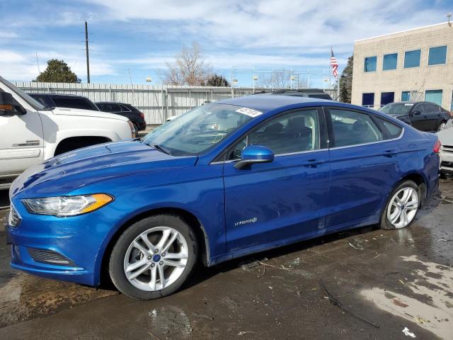 2018 Ford Fusion Se Hybrid