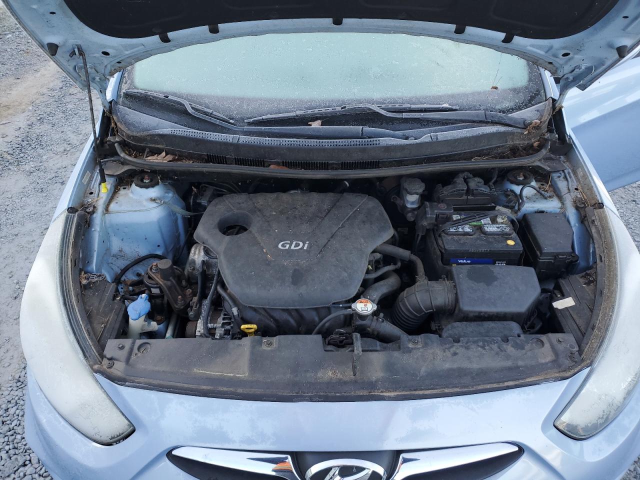 2013 Hyundai Accent Gls VIN: KMHCU5AE1DU109022 Lot: 82842663