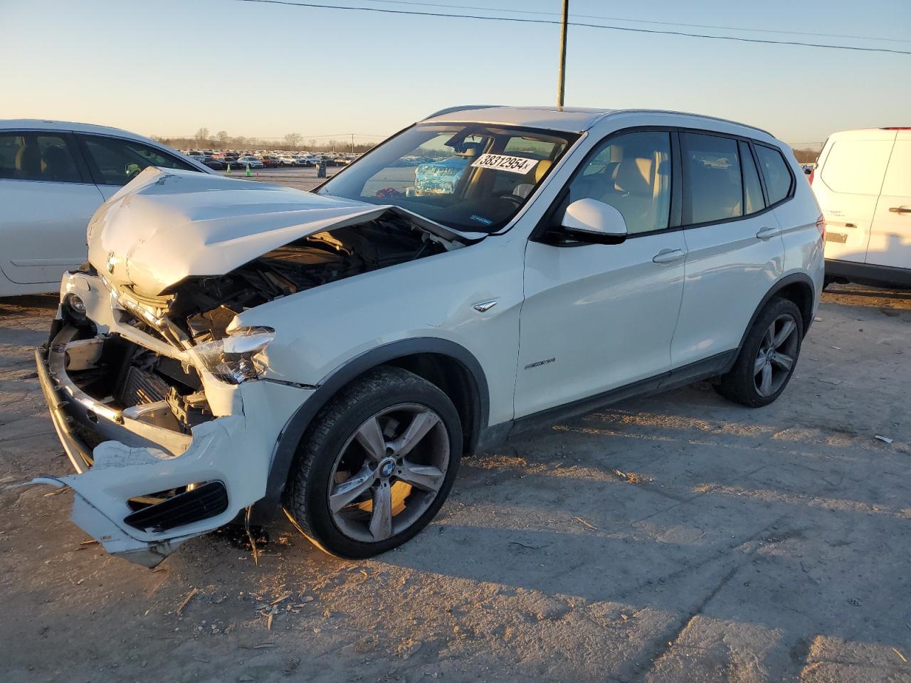 2017 BMW X3 Sdrive28I VIN: 5UXWZ7C39H0X41224 Lot: 38312954