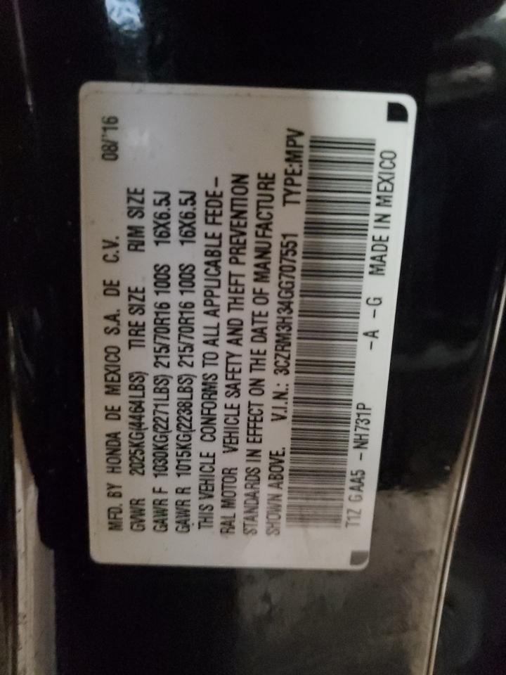 3CZRM3H34GG707551 2016 Honda Cr-V Lx 3CZRM3H34GG707551 2016 Honda Cr-V Lx