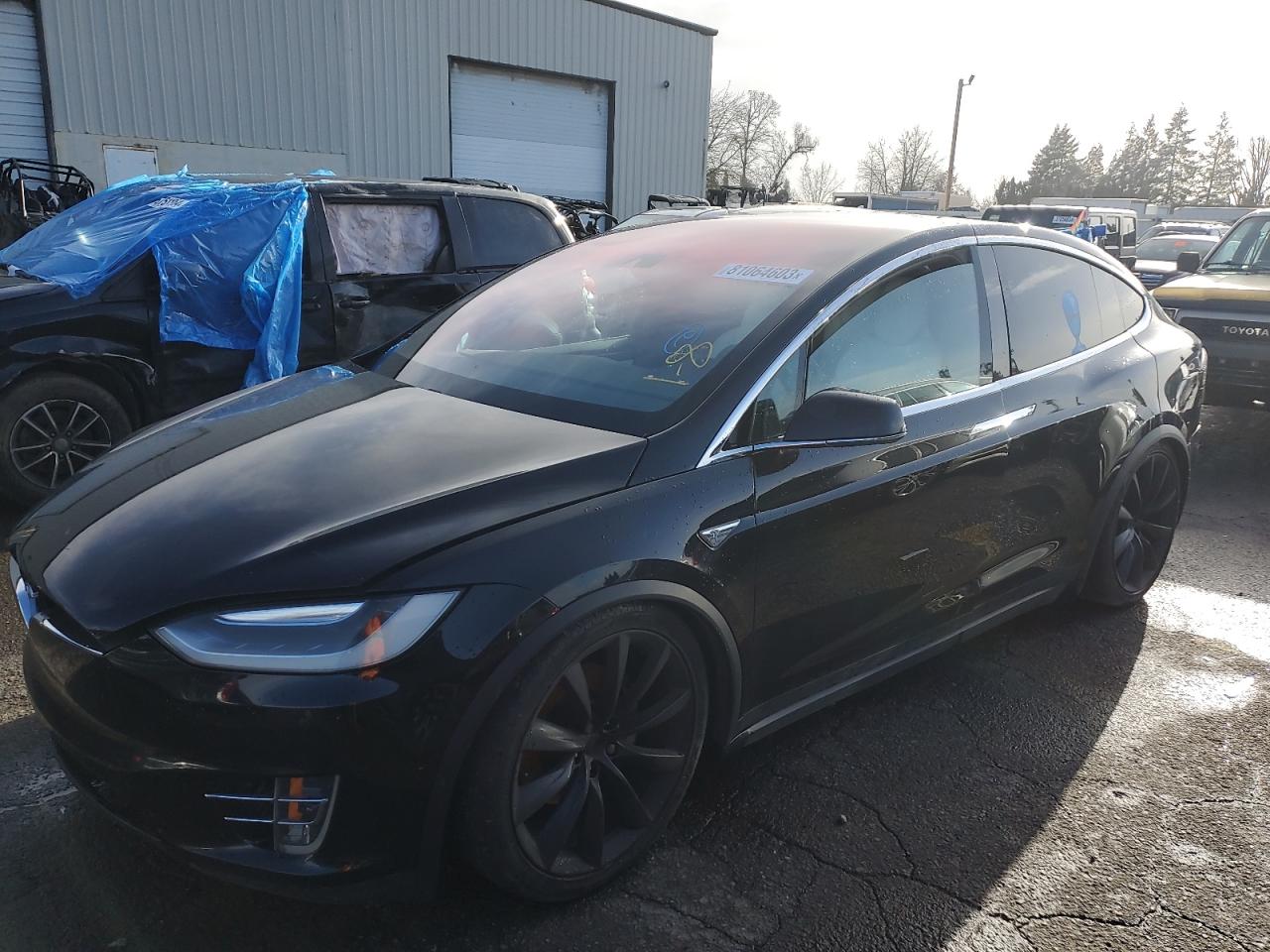 2016 Tesla Model X VIN: 5YJXCAE25GF022402 Lot: 81064603