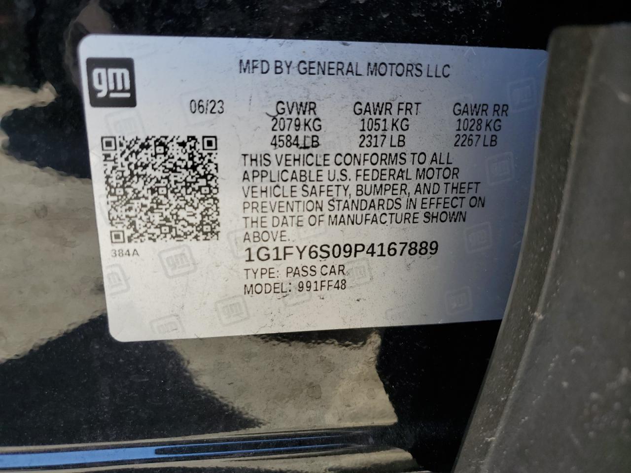 1G1FY6S09P4167889 2023 Chevrolet Bolt Euv Lt