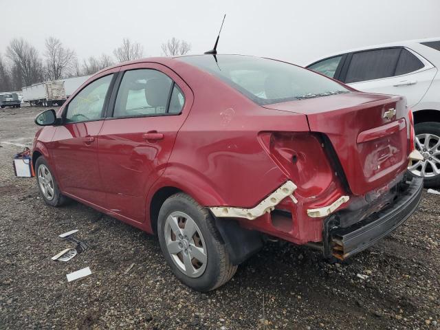 Седани CHEVROLET SONIC 2014 Червоний