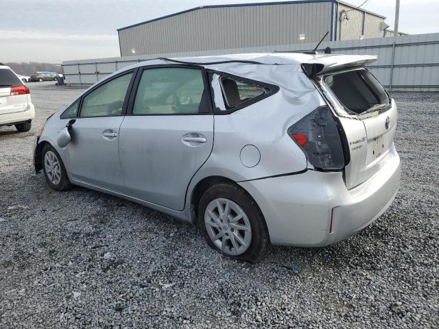  TOYOTA PRIUS 2012 Сріблястий