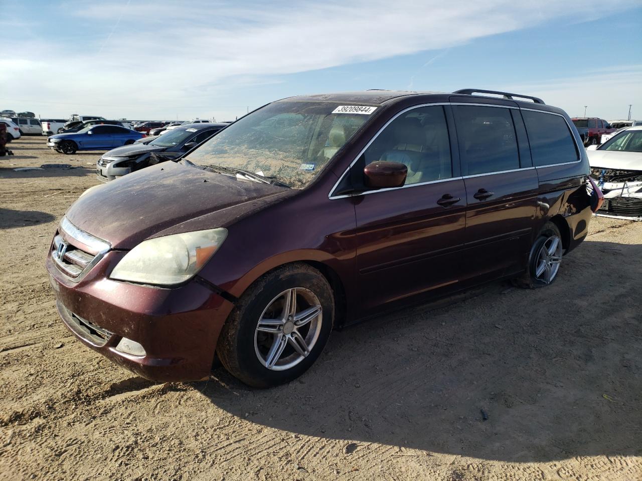 2007 Honda Odyssey Touring en Venta en Amarillo, TX - Front End