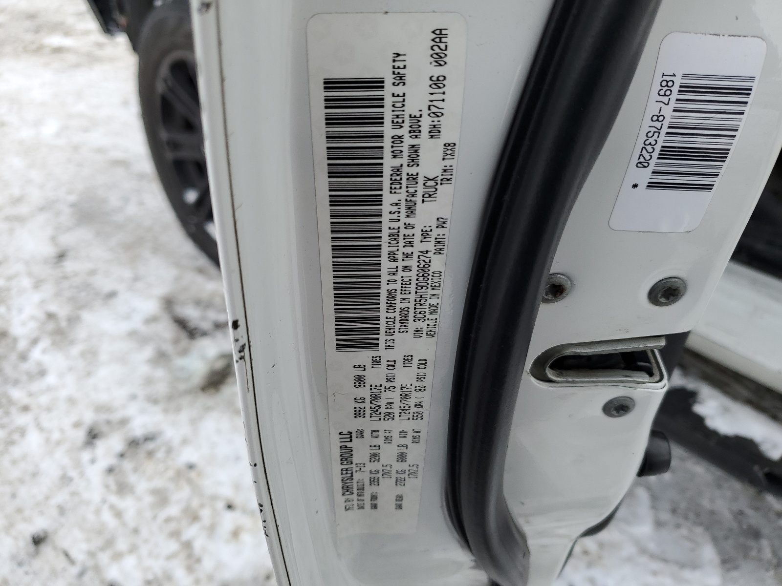 3C6TR5HT9DG606274 2013 Ram 2500 St