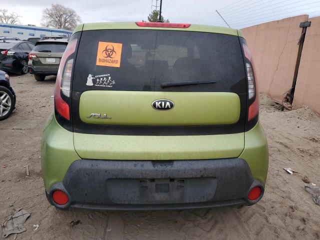  KIA SOUL 2015 Зеленый