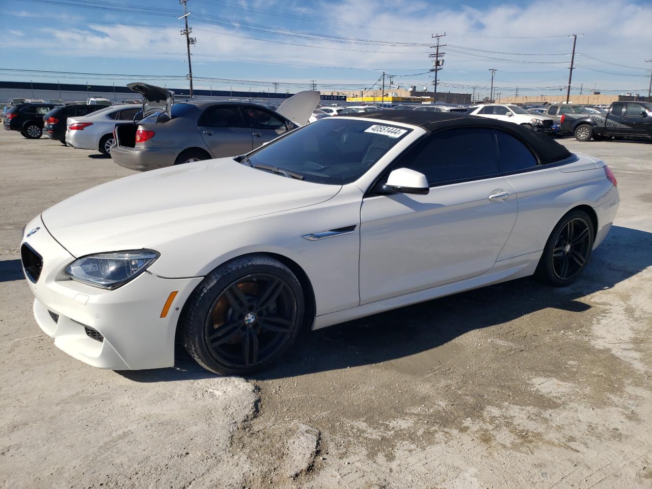2015 BMW 640 I VIN: WBALW7C54FD596000 Lot: 40551444
