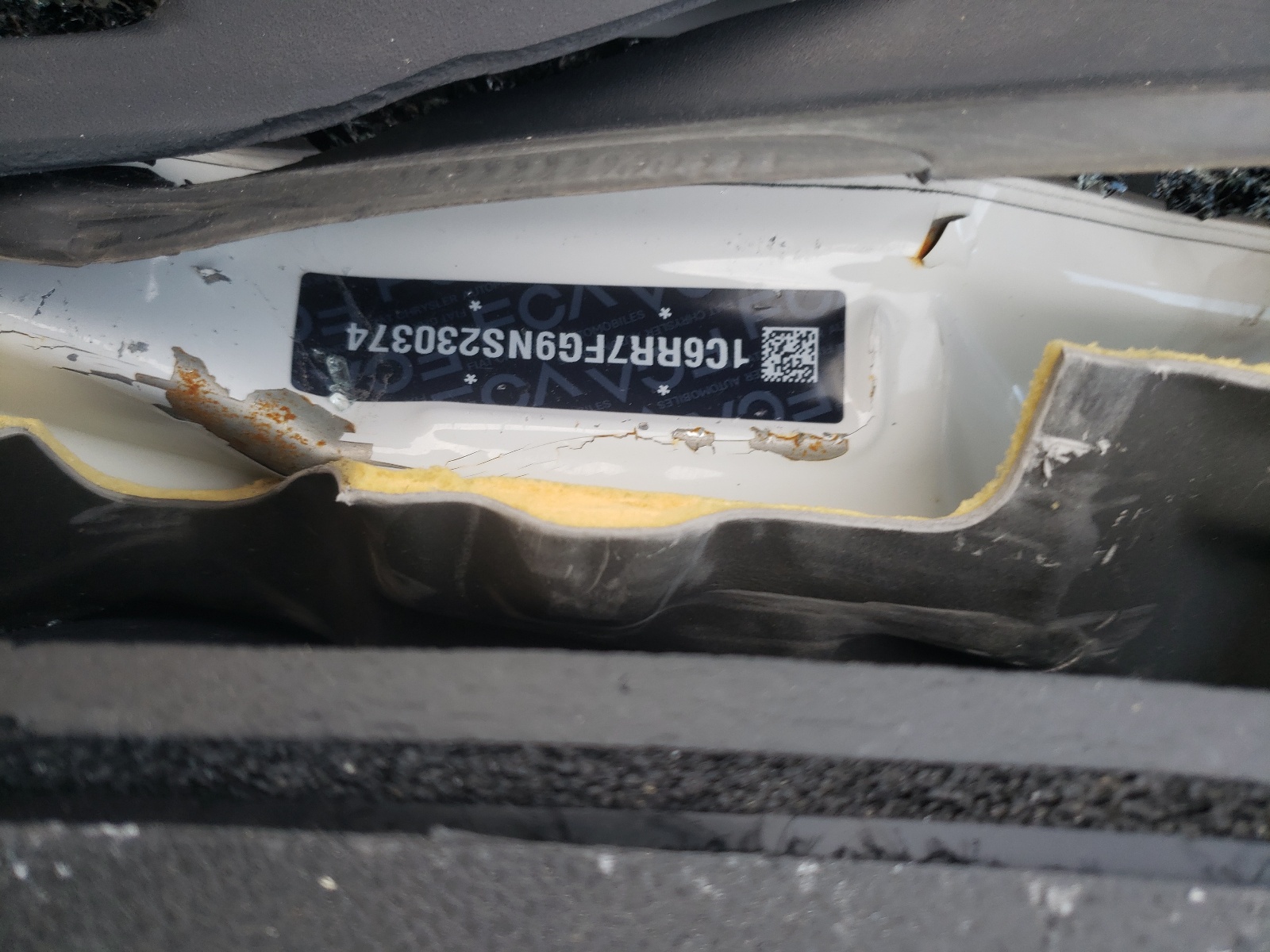 1C6RR7FG9NS230374 2022 Ram 1500 Classic Tradesman