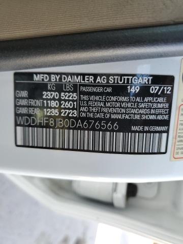 WDDHF8JB0DA676566 | 2013 Mercedes Benz 2013 mercedes-benz e 350 4matic