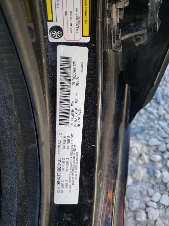 2014 Dodge Avenger Sxt VIN: 1C3CDZCB9EN117769 Lot: 83520854