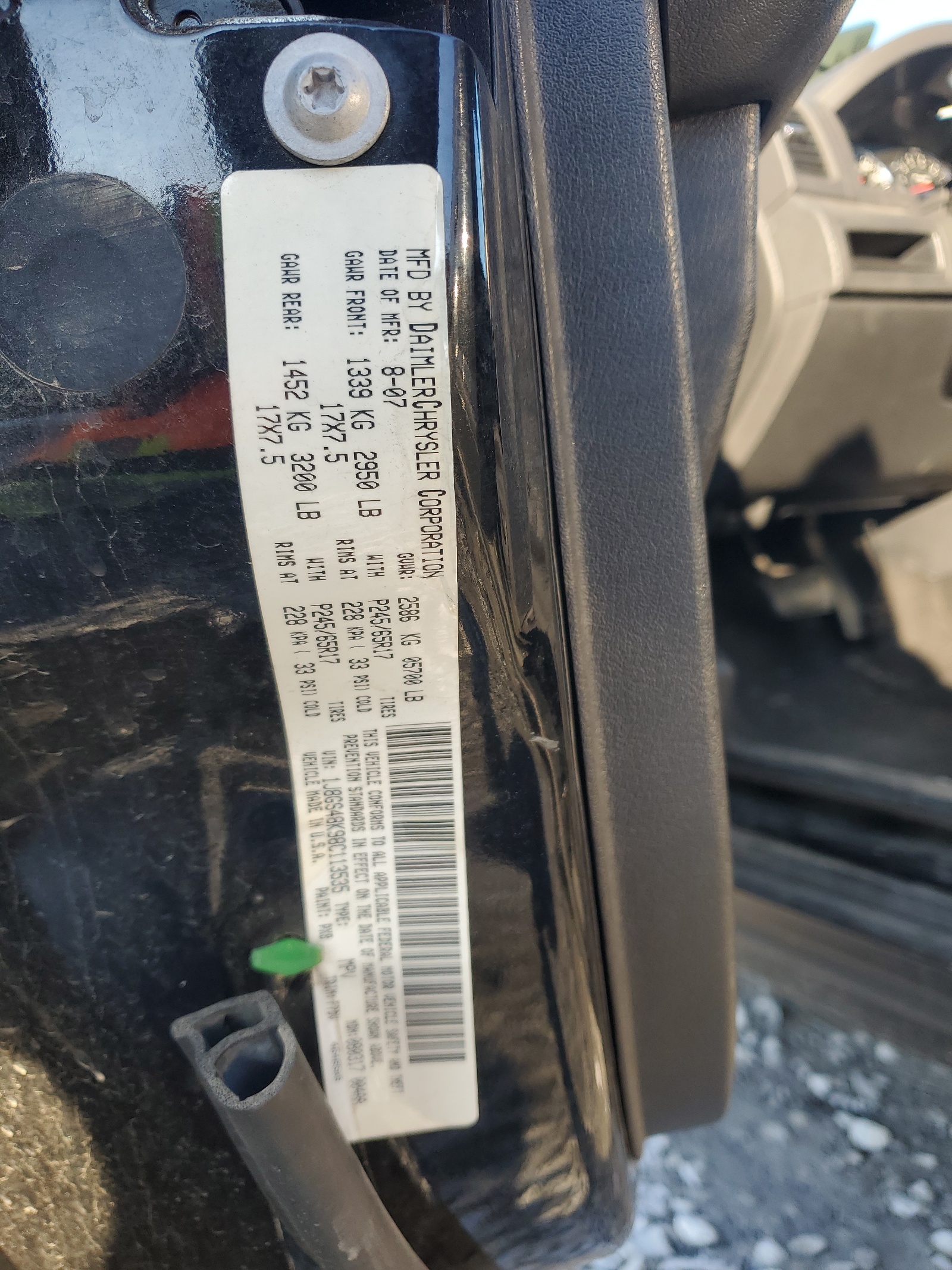 1J8GS48K98C113535 2008 Jeep Grand Cherokee Laredo