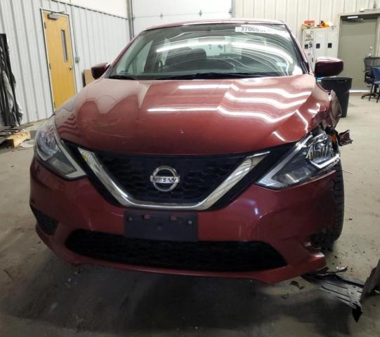  NISSAN SENTRA 2017 Czerwony