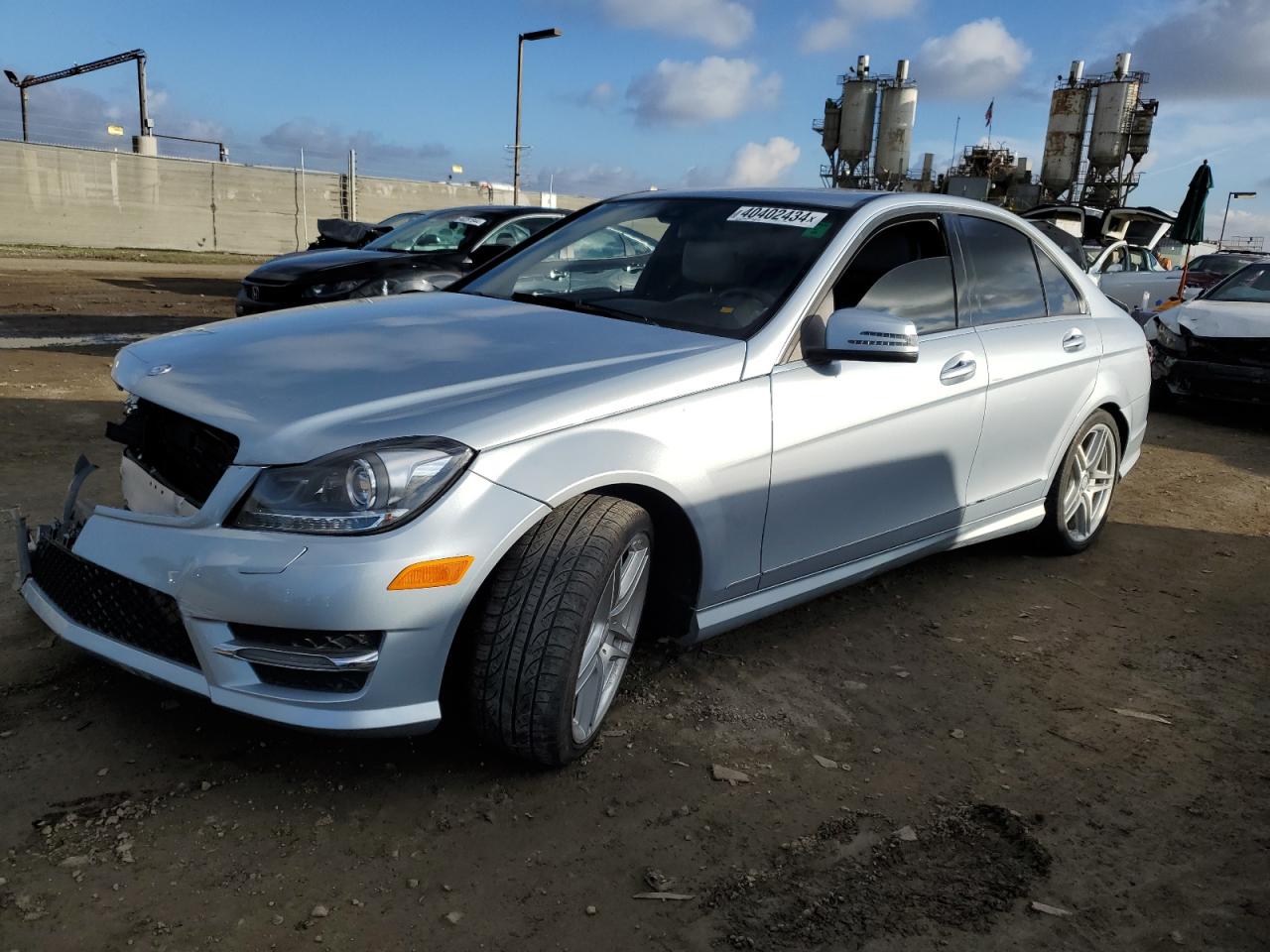 VIN WDDGF4HB8DA833139 2013 MERCEDES-BENZ C-CLASS no.1