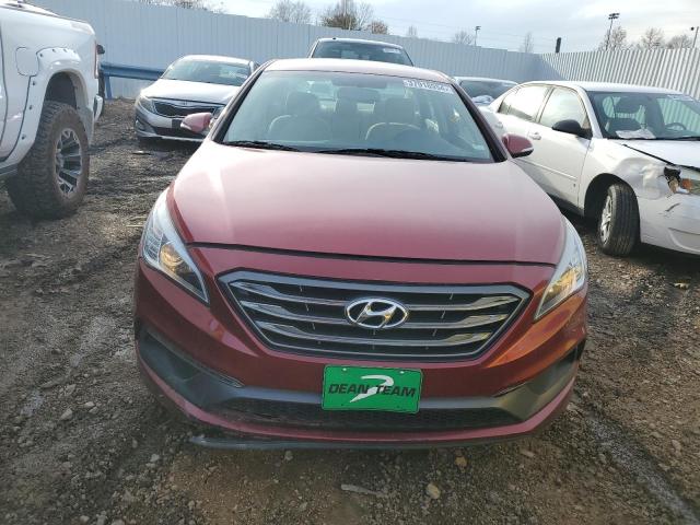  HYUNDAI SONATA 2015 Красный