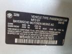 2016 Bmw 328 I Sulev en Venta en Riverview, FL - Front End