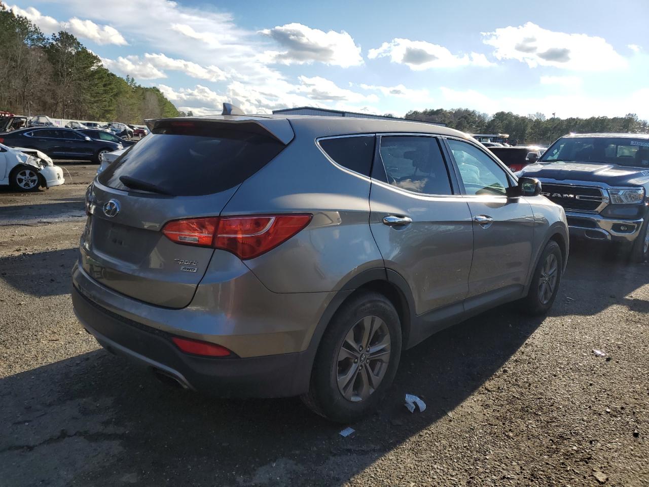 VIN 5XYZTDLB1EG175992 2014 HYUNDAI SANTA FE no.3