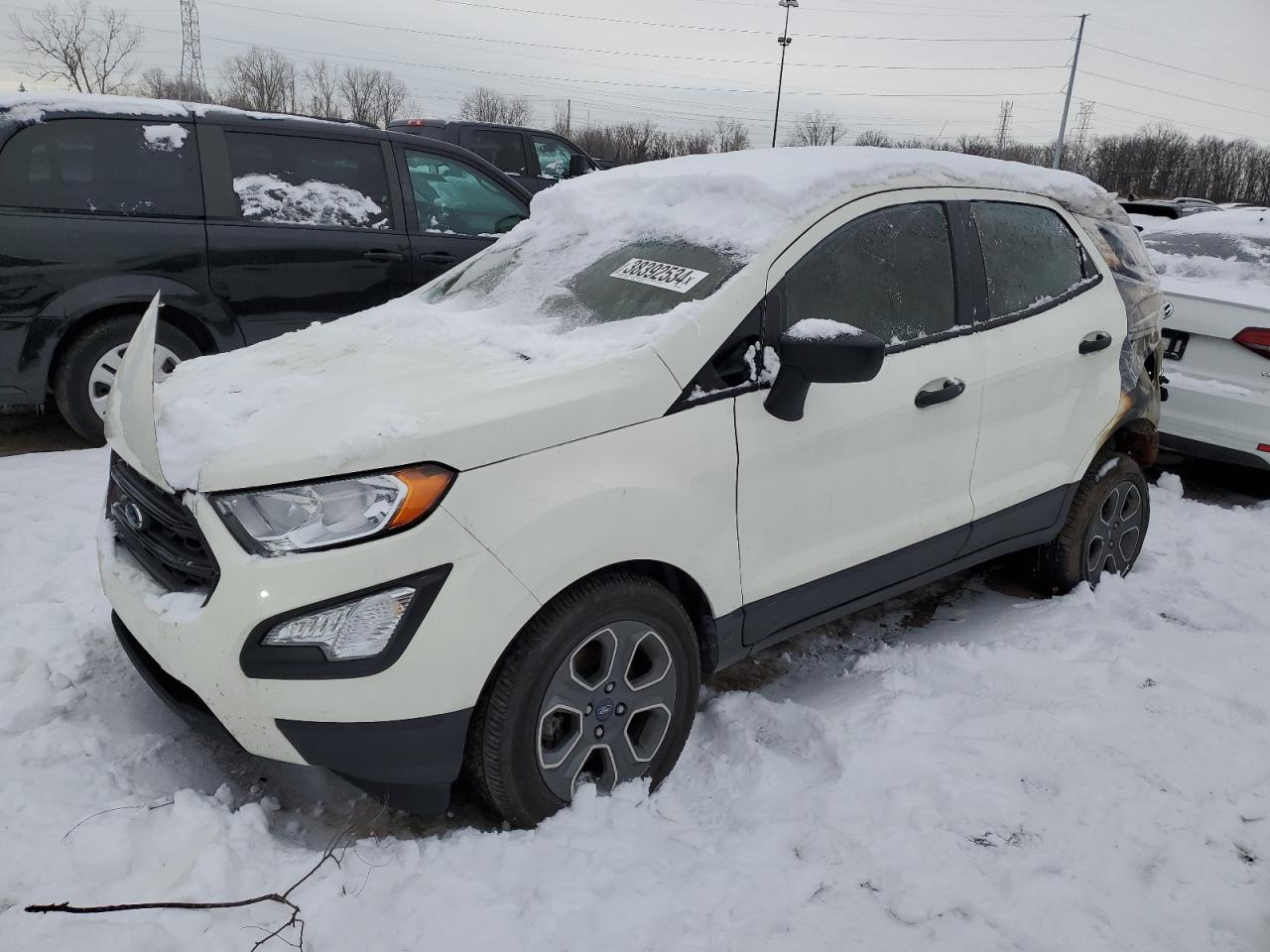 2022 Ford Ecosport S VIN: MAJ6S3FL8NC464656 Lot: 38392534