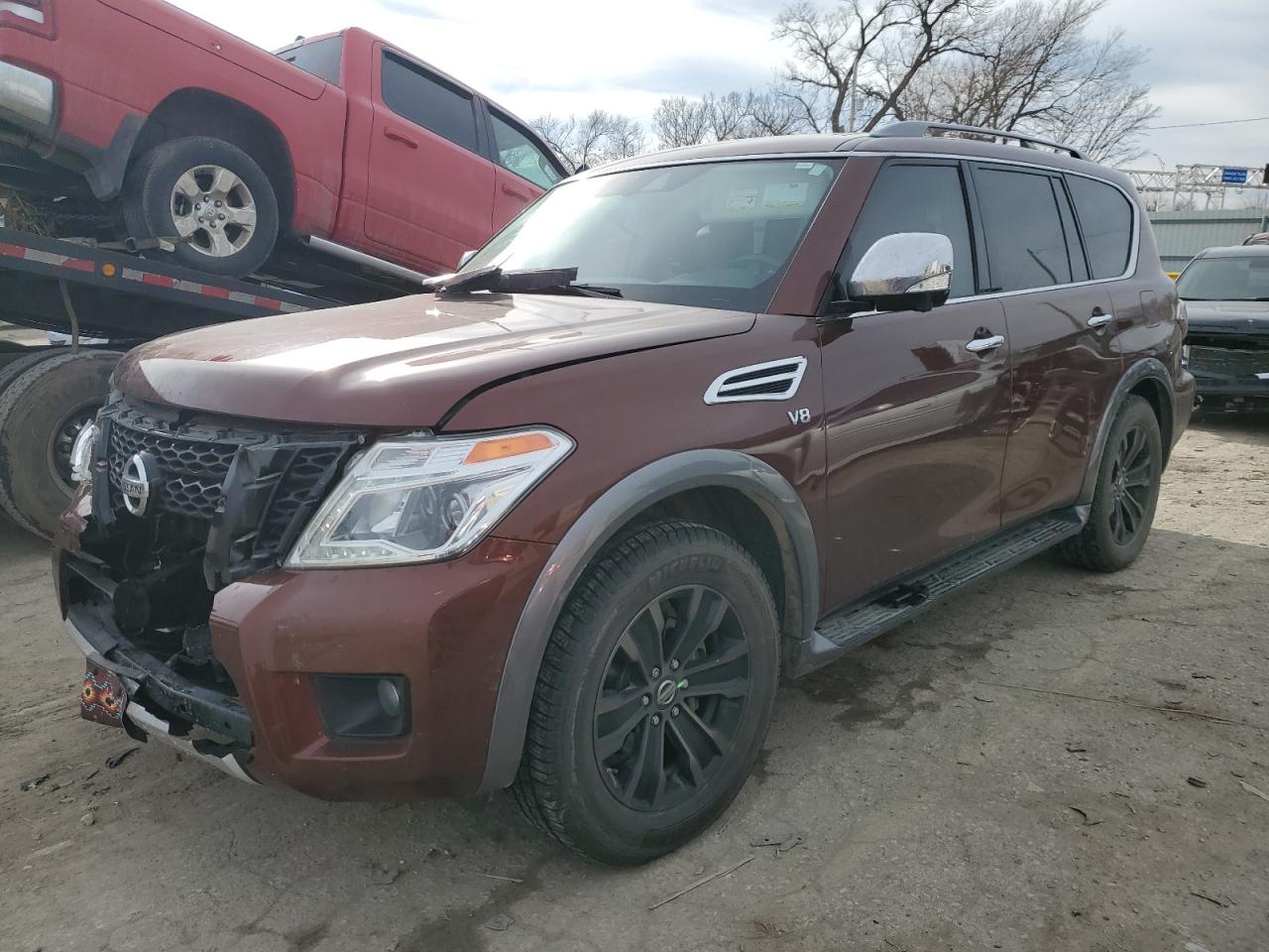 JN8AY2NCXJ9553834 2018 Nissan Armada Sv