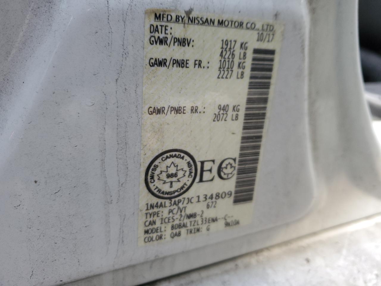 2018 Nissan Altima - Image 12