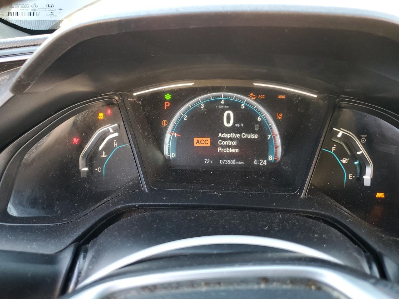 2HGFC4B64KH304796 HONDA CIVIC 2019