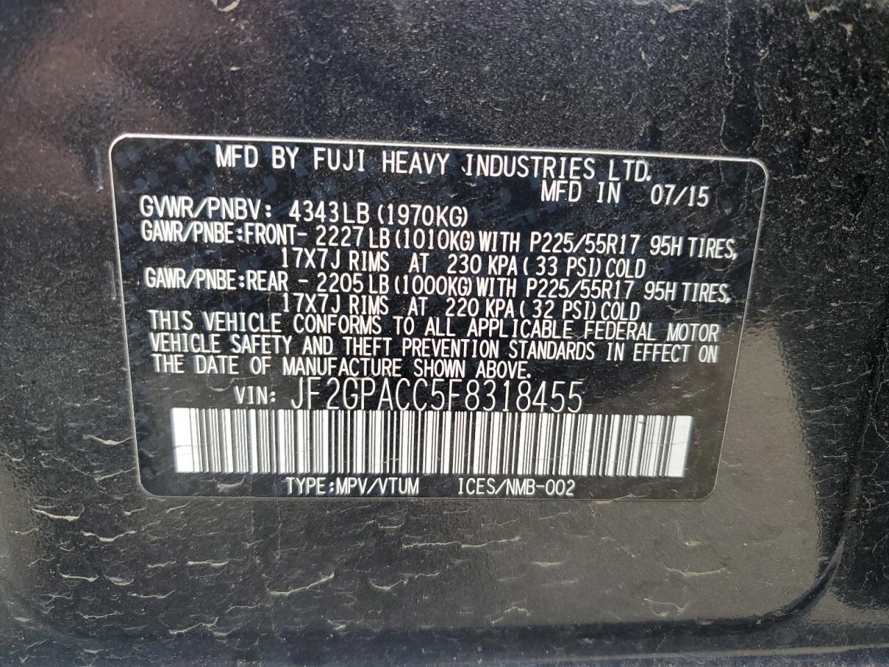 2015 Subaru XV - Image 12