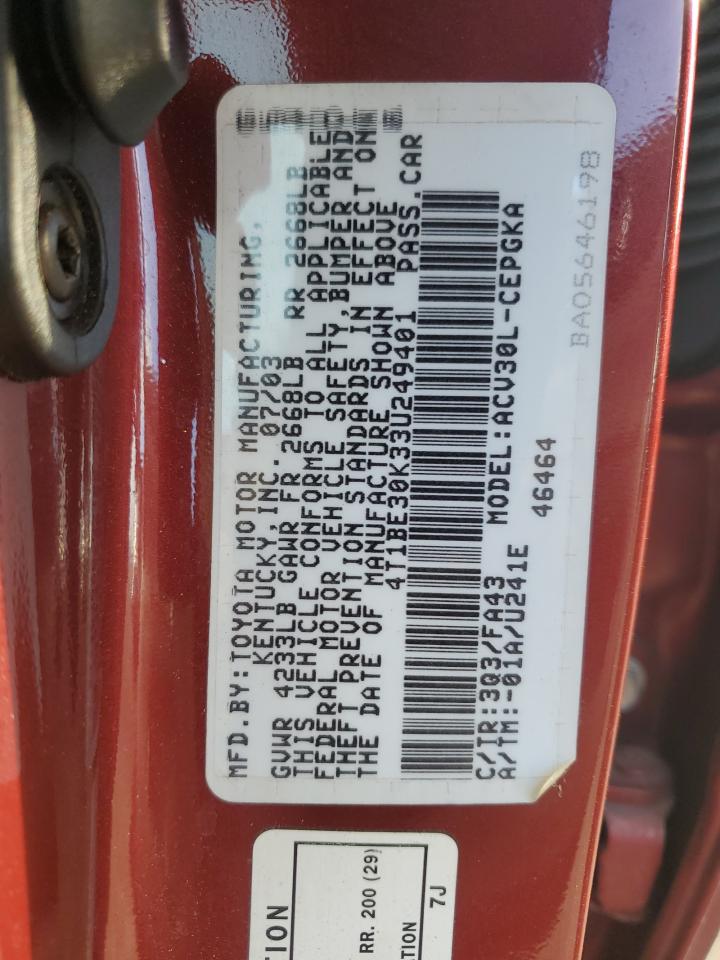 2003 Toyota Camry - Image 12