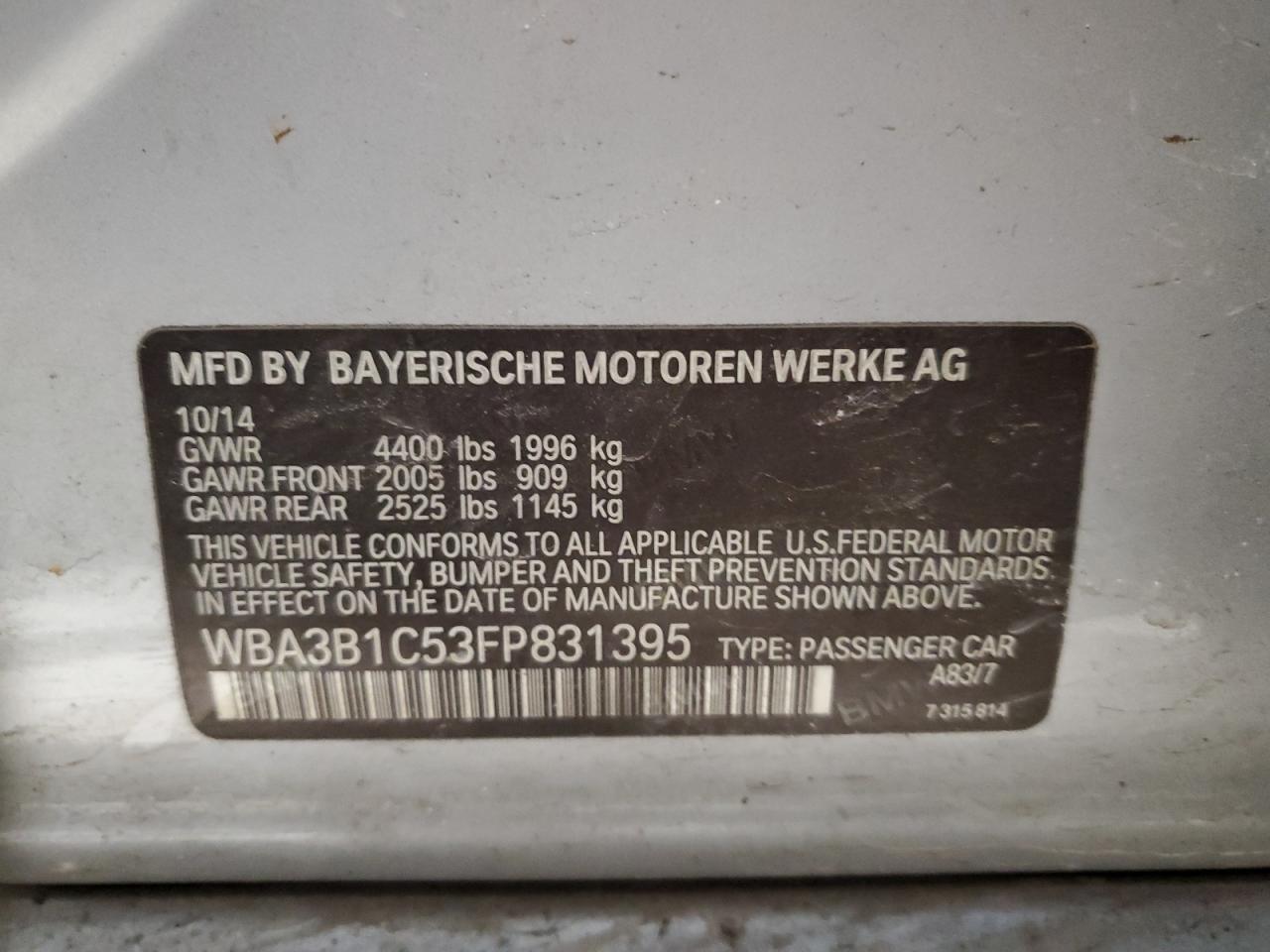 2015 BMW 3er - Image 14