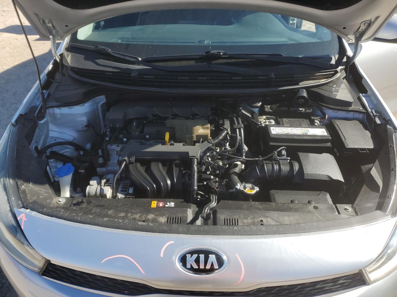 2020 Kia Rio Lx VIN: 3KPA24AD6LE335461 Lot: 87218524