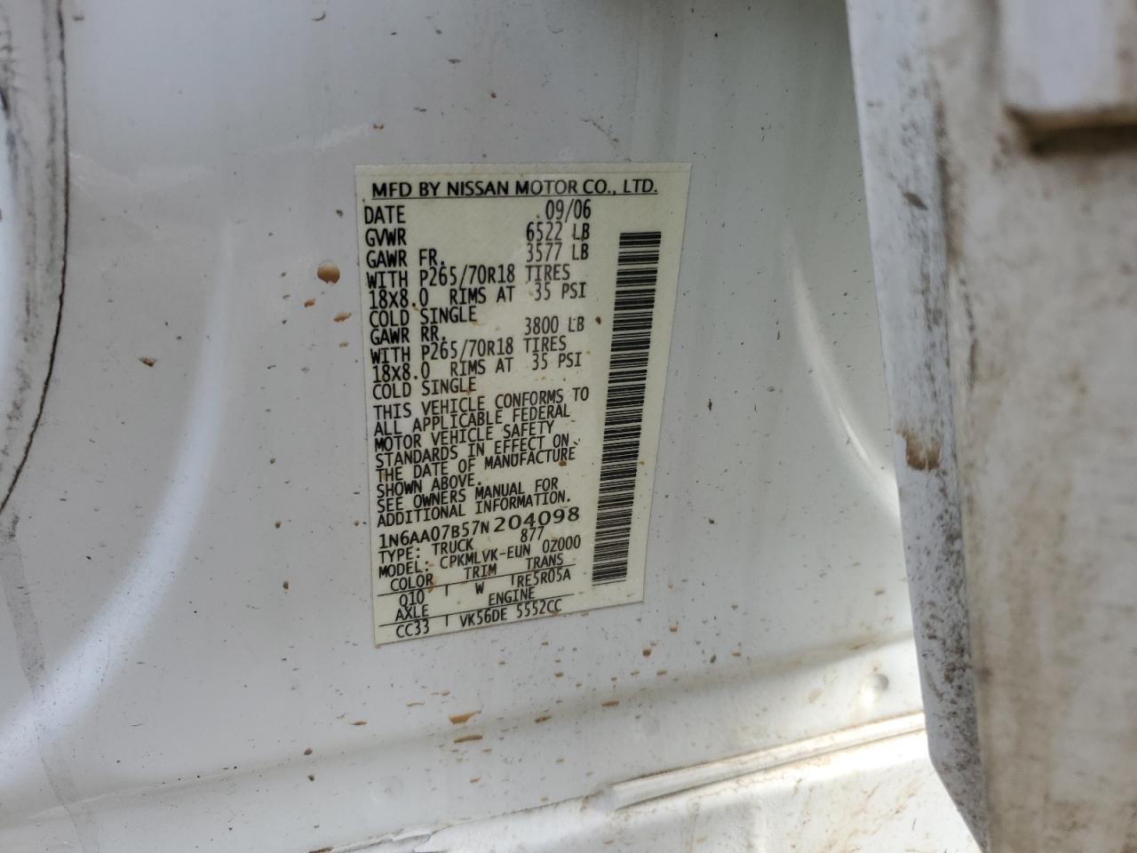 2007 Nissan Titan - Image 14