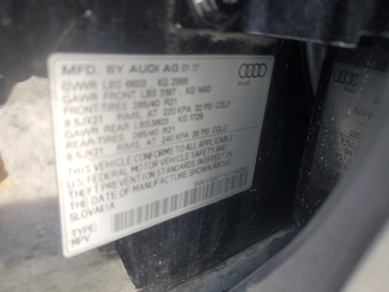 2017 Audi Q7 - Image 13