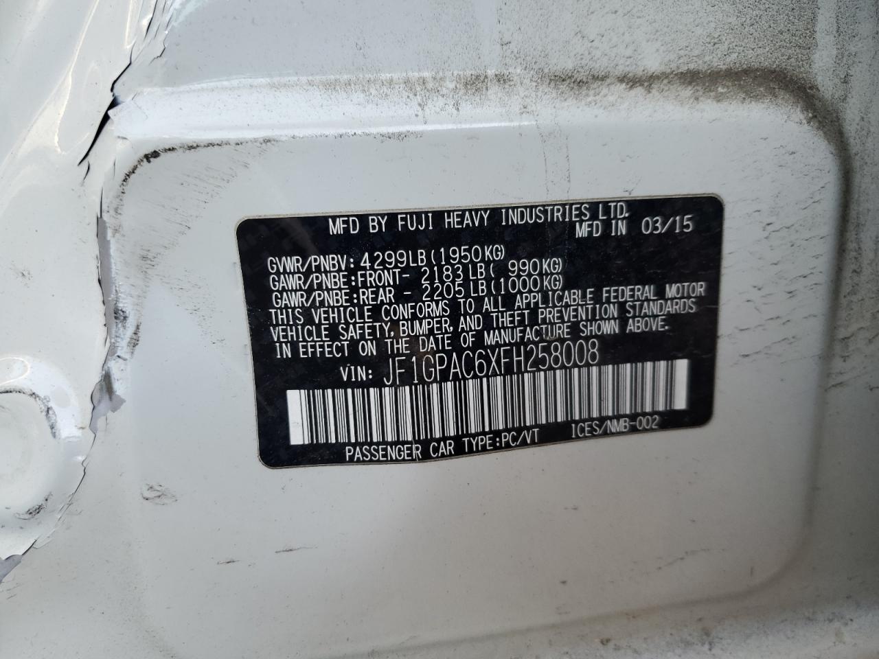 2015 Subaru Impreza - Image 12