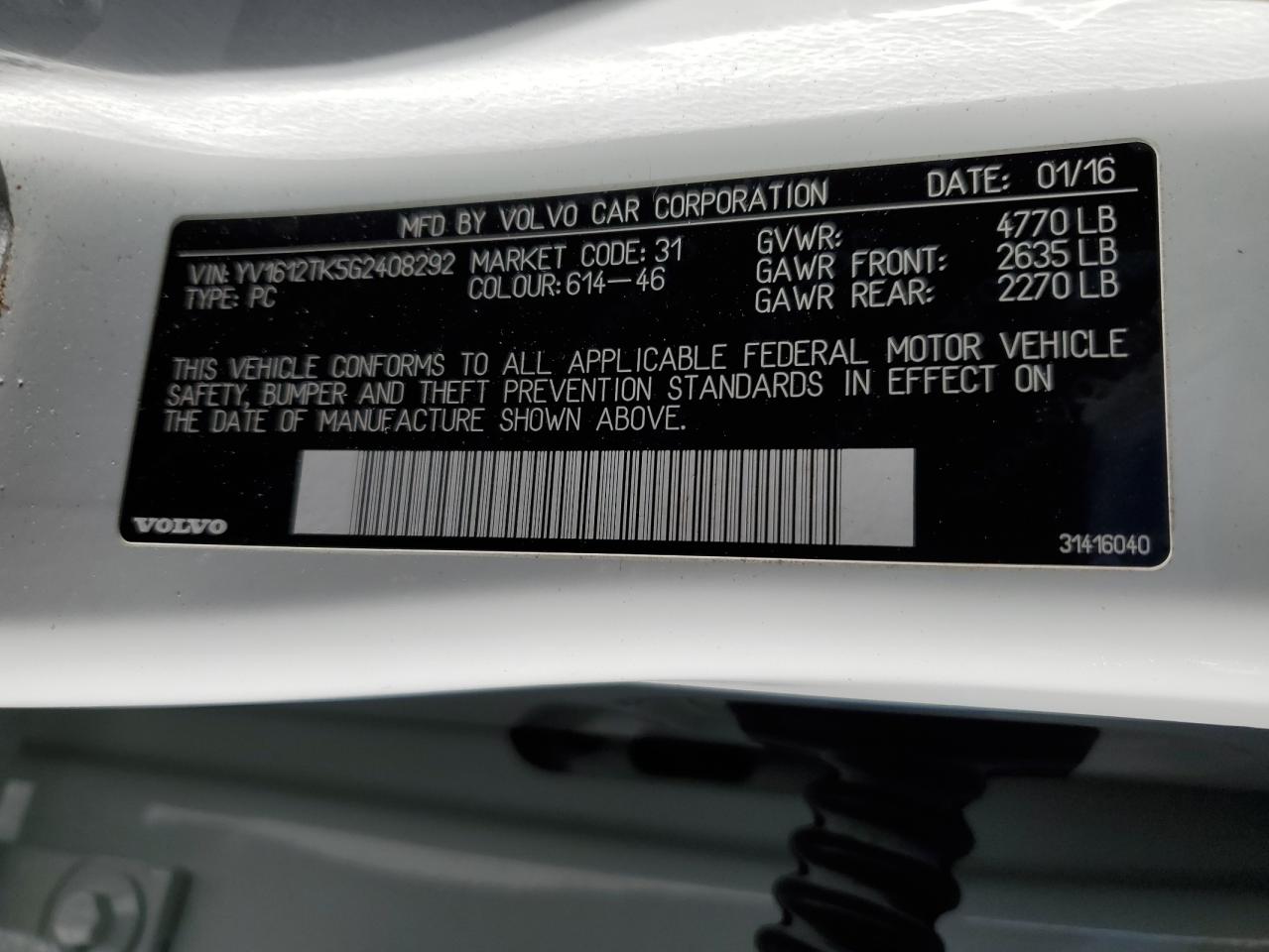 2016 Volvo S60 - Image 12